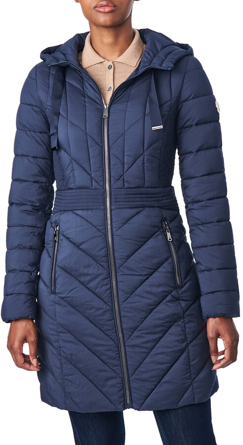 bernardo packable hooded walker coat