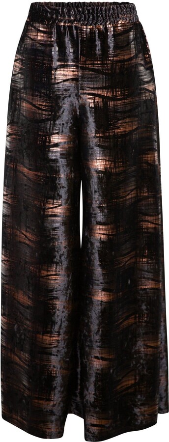 Byvinnik Gold / Black Muse Pants In Oro Rosa E Nero