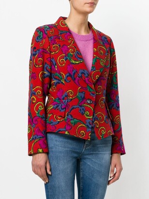 Emanuel Ungaro Pre-Owned Abstract Floral Blazer