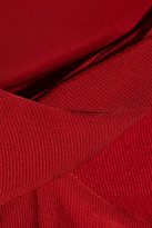 Thumbnail for your product : Nina Ricci Faille-paneled satin dress
