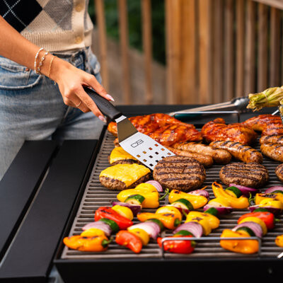 Char-Broil Charbroil Comfort Grip 7-Piece Griddle Toolset - (4) Multi-Use Spatulas, Scraper, & (2) Multi-Use Squirt Bottles