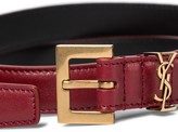 Thumbnail for your product : Saint Laurent Monogram leather belt