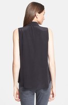 Thumbnail for your product : Equipment 'Colleen' Embellished Collar Silk Top