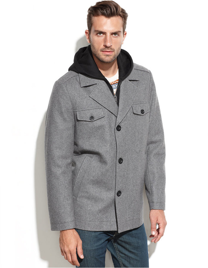 buffalo david bitton wool coat