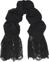 Thumbnail for your product : Valentino Lace And Cashmere Plisse Scarf