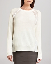 Thumbnail for your product : BCBGMAXAZRIA Pullover - Audri Sheer Trim