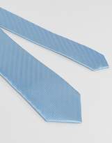 Thumbnail for your product : French Connection Tie In Blue Herringbone