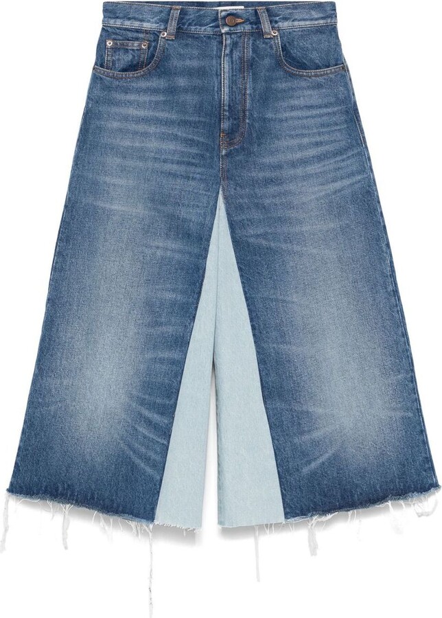 Chloé Denim Midi Skirt