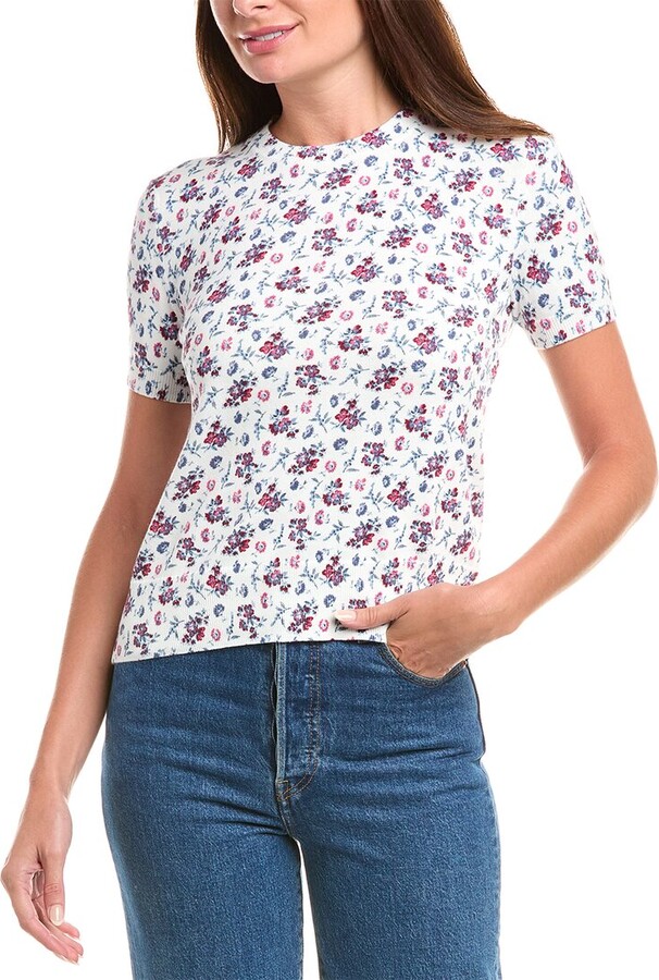 Brooks Brothers Floral Sweater