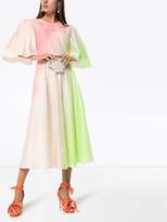Thumbnail for your product : Roksanda Raeya ripple-effect jacquard midi dress