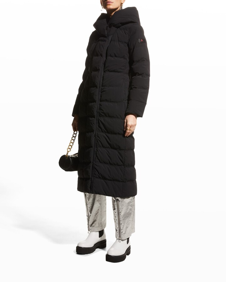 floor length down coat