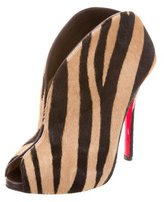 Thumbnail for your product : Christian Louboutin Chester Fille 120 Booties w/ Tags