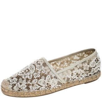 valentino lace espadrilles