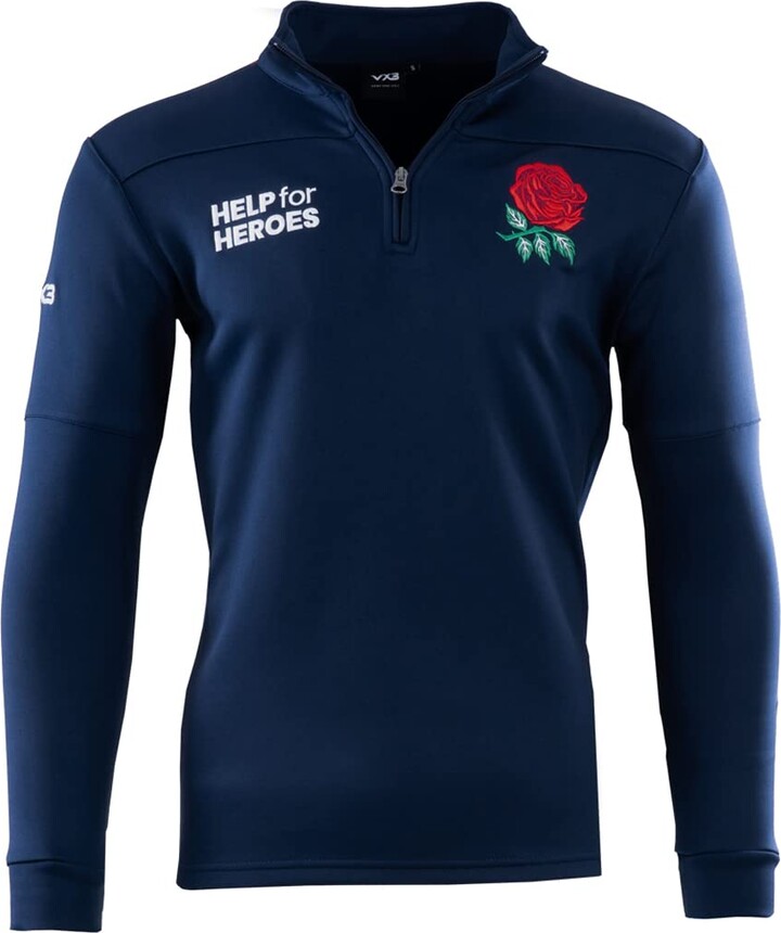 Help for Heroes Men's 2023 England Rugby Sweatshirt in Navy (L