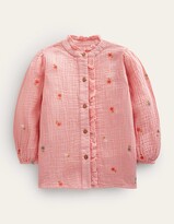 Thumbnail for your product : Boden Double Cloth Embroidered Top