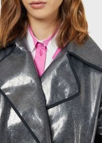 Thumbnail for your product : Emporio Armani Coated Denim Trench Coat