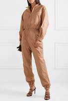 Thumbnail for your product : Zimmermann Espionage Leather Jumpsuit - Beige