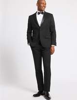 Thumbnail for your product : Marks and Spencer Big & Tall Black Regular Fit Trousers
