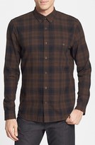 Thumbnail for your product : 7 For All Mankind Trim Fit Flannel Herringbone Sport Shirt