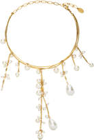 Thumbnail for your product : Erickson Beamon Pretty Woman 24K Gold-Plated Crystal And Pearl Necklace