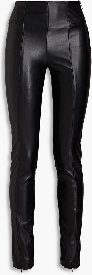 Faux Leather Skinny Trousers