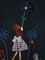 Thumbnail for your product : Familiar Embroidered Detail Sweatshirt