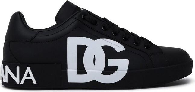 Dolce & Gabbana Logo Printed Portofino Sneakers - ShopStyle
