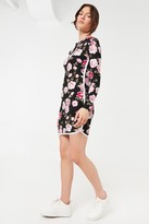 Thumbnail for your product : Ardene Mini Bodycon Hoodie Floral Dress