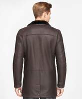 Thumbnail for your product : Brooks Brothers Shearling Car Coat