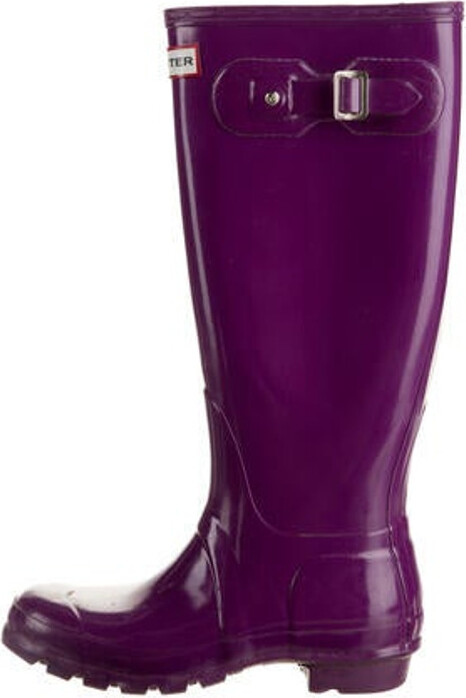 hunter purple boots