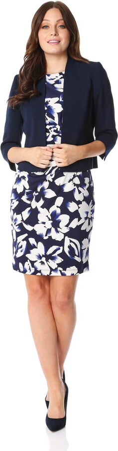 navy evening jacket womens