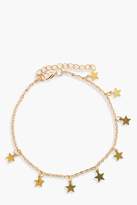 Thumbnail for your product : boohoo Star Charm Anklet
