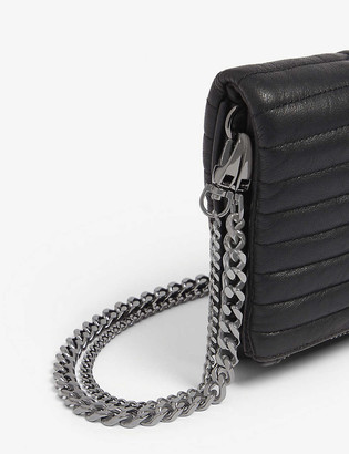 Zadig & Voltaire Rock Nano charm clutch bag - ShopStyle