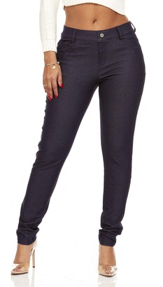 YDX Smart Jeans Jeggings Stretch Super Comfy Pants That Look Like Jeans  Juniors Shiny Black Size Medium - ShopStyle