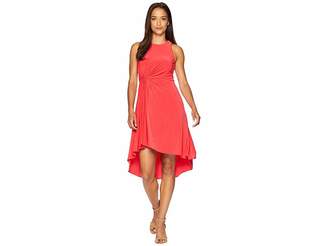 Adrianna Papell Petite Matte Jersey Fit and Flare Women's Dress