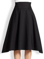 Thumbnail for your product : Donna Karan Seamed Full Skirt