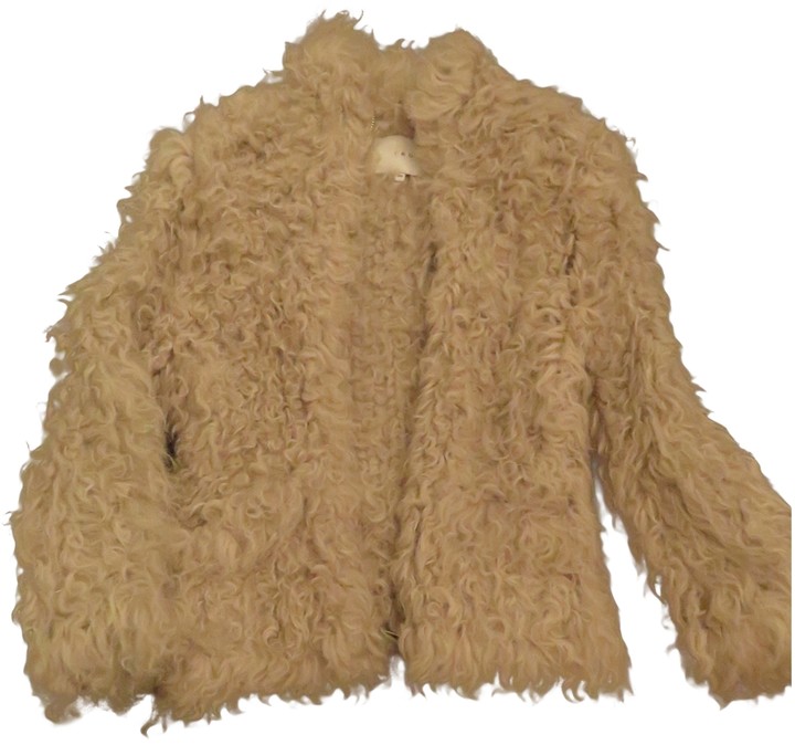 IRO Ecru Mongolian Lamb Jackets ShopStyle