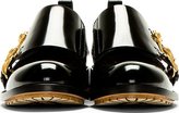 Thumbnail for your product : Valentino Black Serpentine Monk Strap Shoes