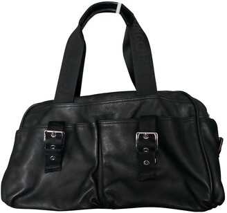 Longchamp black Leather Handbags