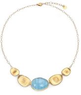 Thumbnail for your product : Marco Bicego Lunaria Aquamarine & 18K Yellow Gold Necklace