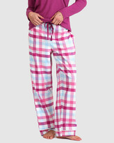 Thumbnail for your product : Papinelle Women's Pink Pyjamas - Organic Cotton Plaid Pant
