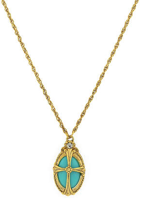 1928 Jewelry 1928 Symbols Of Faith Religious Jewelry Womens Oval Pendant Necklace