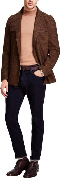 Tallia TalliaMensRaglanSleeveThreeButtonBlazerJacketgold40Short