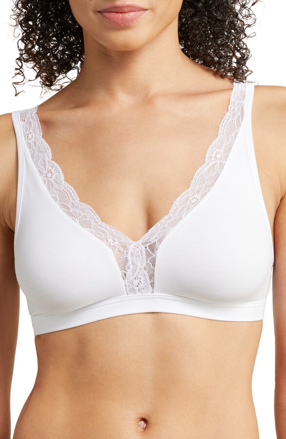 Dorina Leticia bridal padded demi bra with lace side detailing in