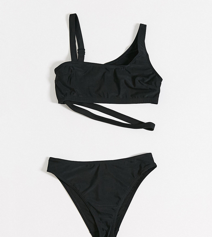 black fuller bust bikini