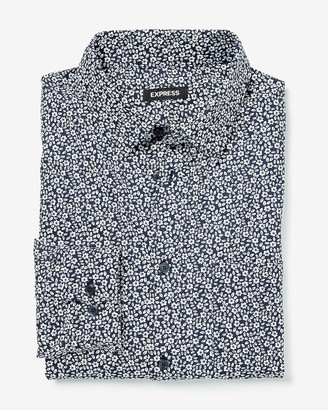 express mens floral dress shirts