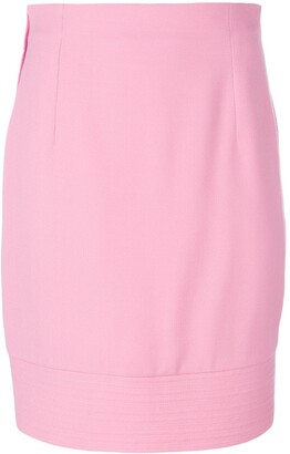 Versace Pre-Owned Fitted Midi Skirt