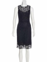 Thumbnail for your product : Dolce & Gabbana Lace Knee-Length Dress Black