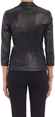 The Row Women's Nolbon Leather Jacket - Black