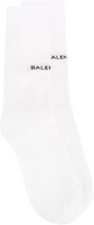 Thumbnail for your product : Balenciaga White logo socks